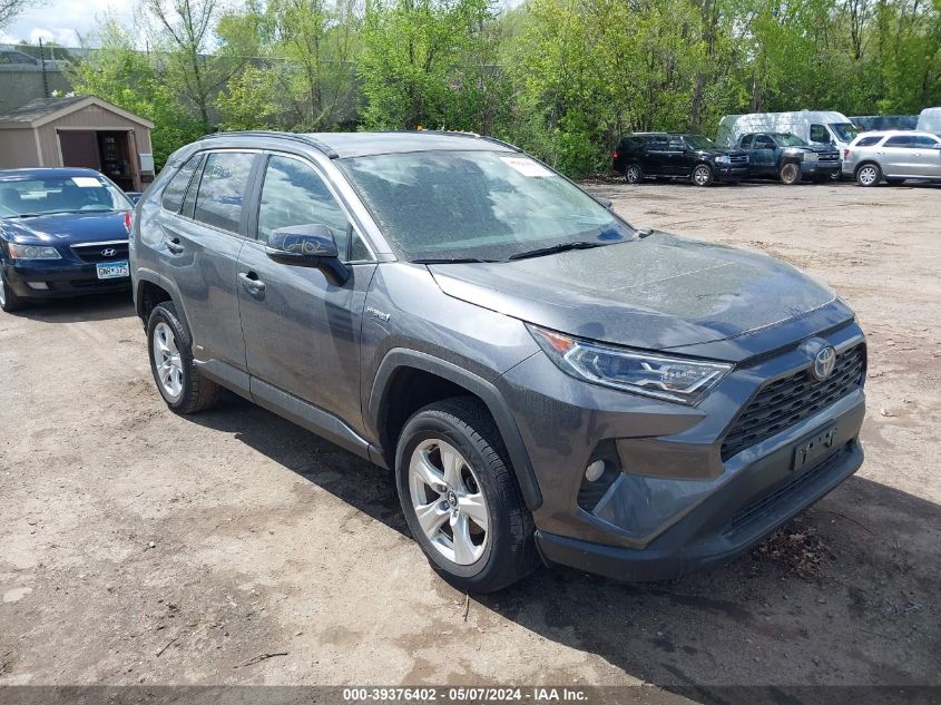 2021 Toyota Rav4 Xle Hybrid VIN: 4T3R6RFVXMU018584 Lot: 39376402