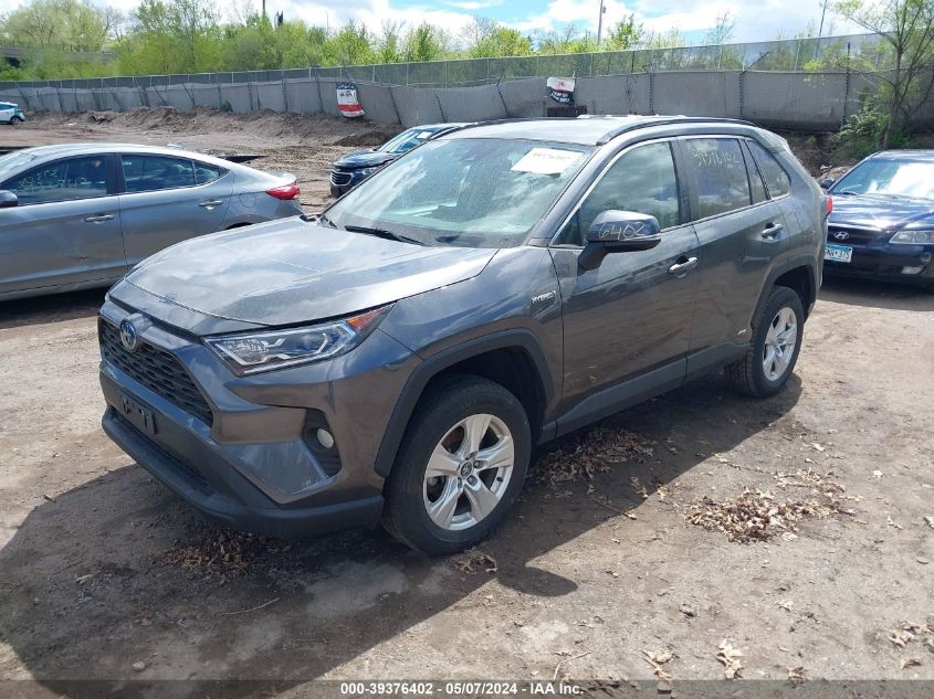 2021 Toyota Rav4 Xle Hybrid VIN: 4T3R6RFVXMU018584 Lot: 39376402