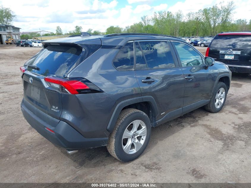 2021 Toyota Rav4 Xle Hybrid VIN: 4T3R6RFVXMU018584 Lot: 39376402