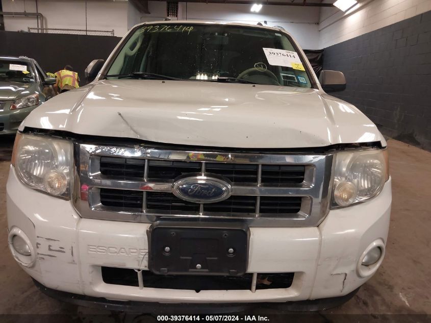 2010 Ford Escape Xlt VIN: 1FMCU0D78AKA10043 Lot: 39376414