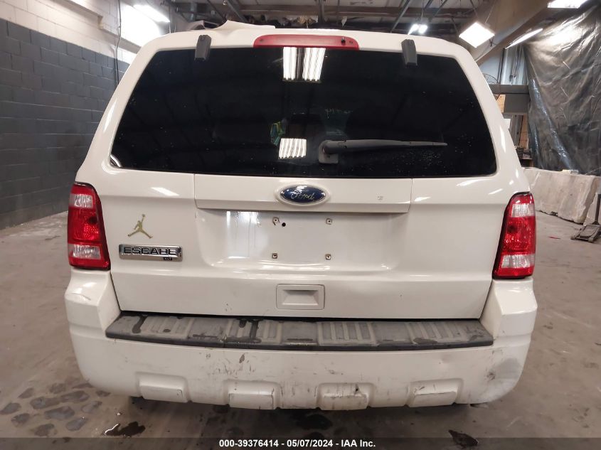 2010 Ford Escape Xlt VIN: 1FMCU0D78AKA10043 Lot: 39376414