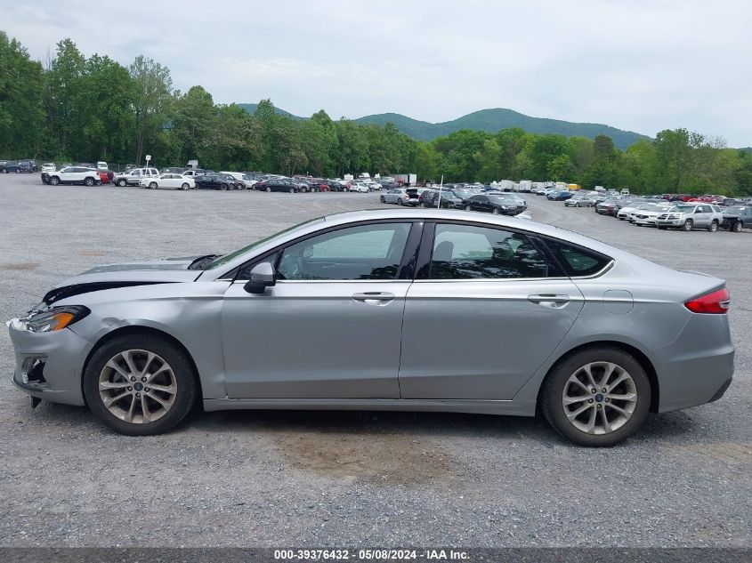 2020 Ford Fusion Se VIN: 3FA6P0HD1LR225289 Lot: 39376432