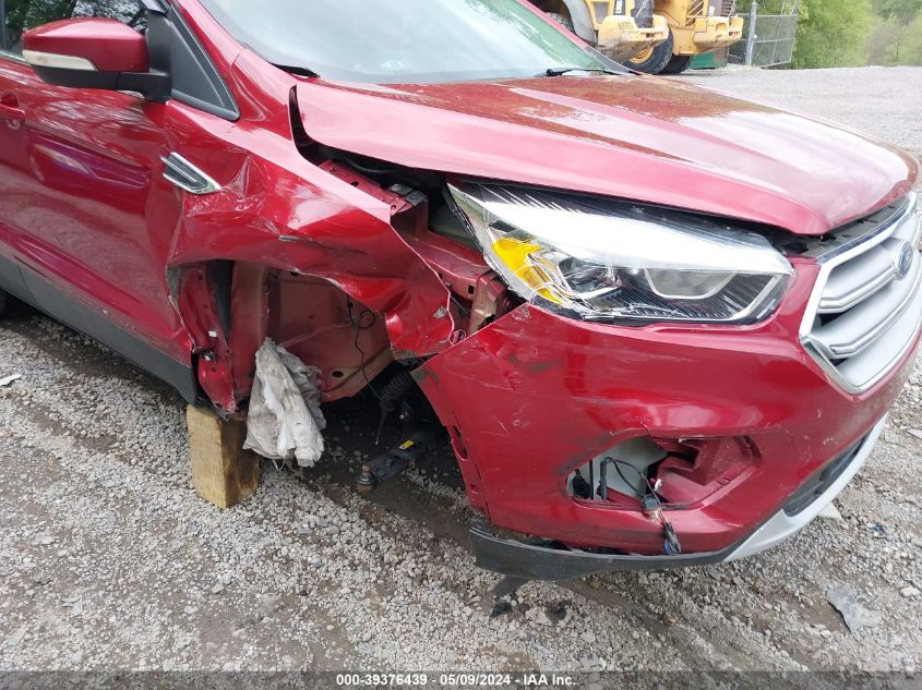 2017 Ford Escape Titanium VIN: 1FMCU0J91HUD82747 Lot: 39376439