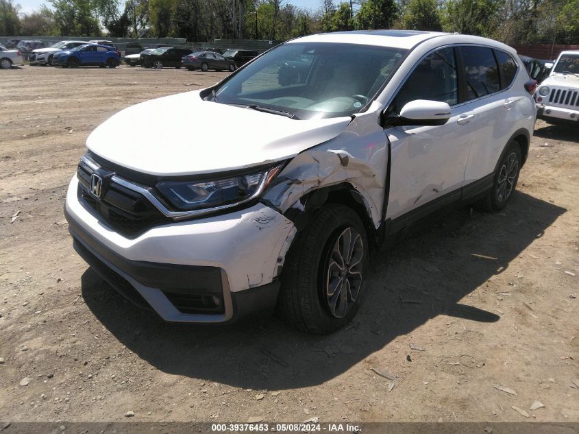 2021 HONDA CR-V AWD EX-L - 2HKRW2H81MH624040