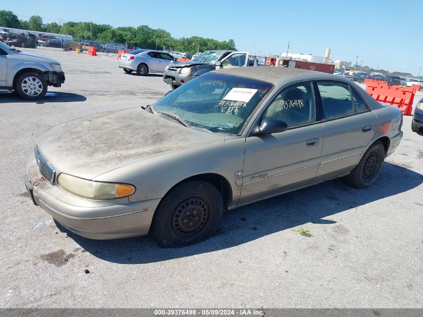 1999 Buick Century Custom VIN: 2G4WS52M9X1536487 Lot: 39376498