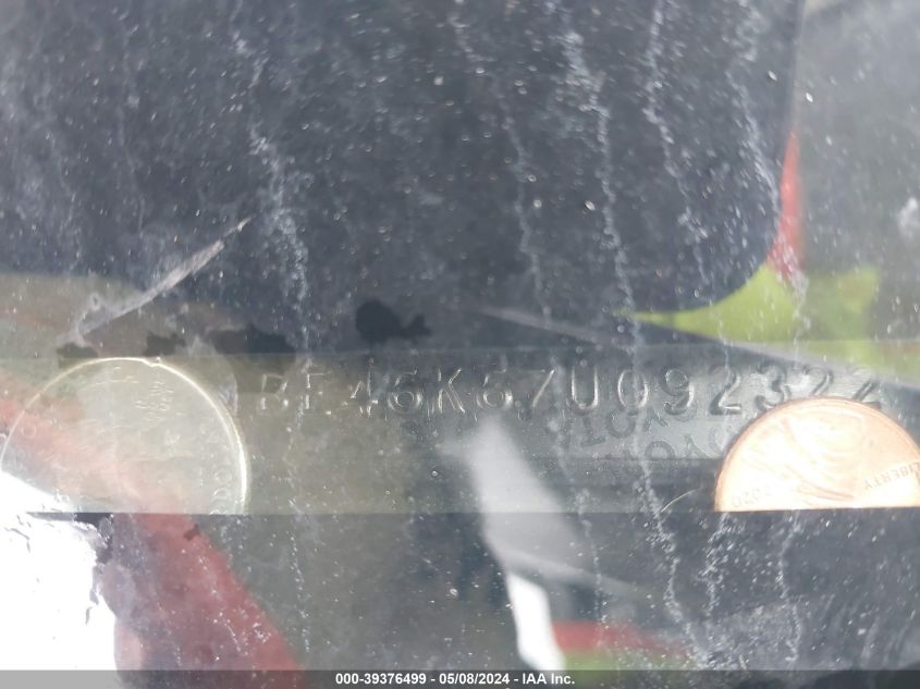 2007 Toyota Camry Le VIN: 4T1BE46K67U092322 Lot: 39376499