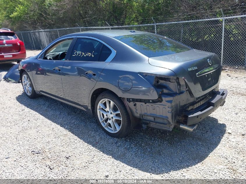 2011 Nissan Maxima 3.5 Sv VIN: 1N4AA5AP6BC810668 Lot: 39376506