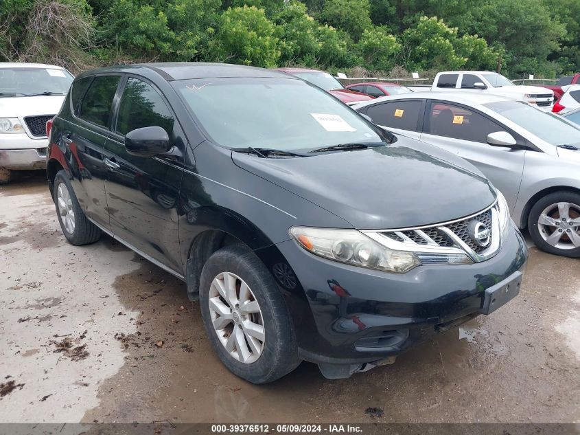 2011 Nissan Murano S/Sl/Le VIN: JN8AZ1MU3CW066299 Lot: 39376512