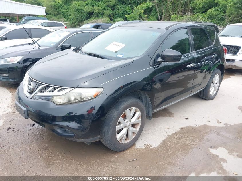 2011 Nissan Murano S/Sl/Le VIN: JN8AZ1MU3CW066299 Lot: 39376512