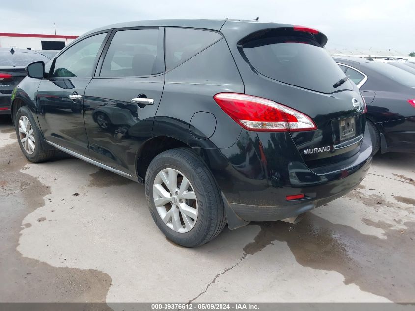 2011 Nissan Murano S/Sl/Le VIN: JN8AZ1MU3CW066299 Lot: 39376512