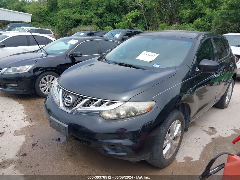 2011 Nissan Murano S/Sl/Le VIN: JN8AZ1MU3CW066299 Lot: 39376512