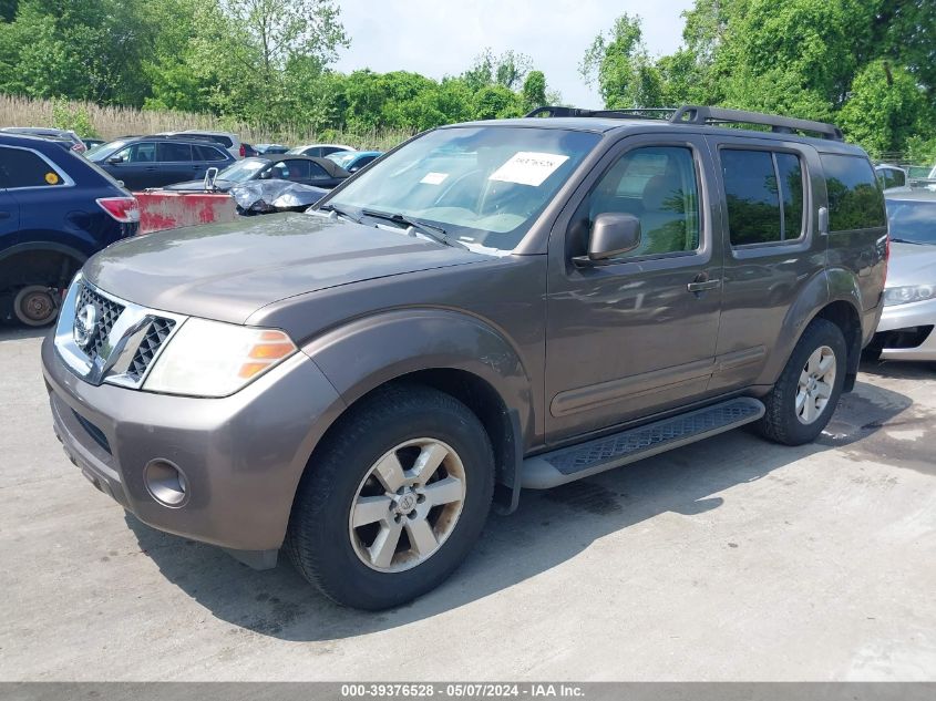 2008 Nissan Pathfinder Se VIN: 5N1AR18B08C601596 Lot: 39376528