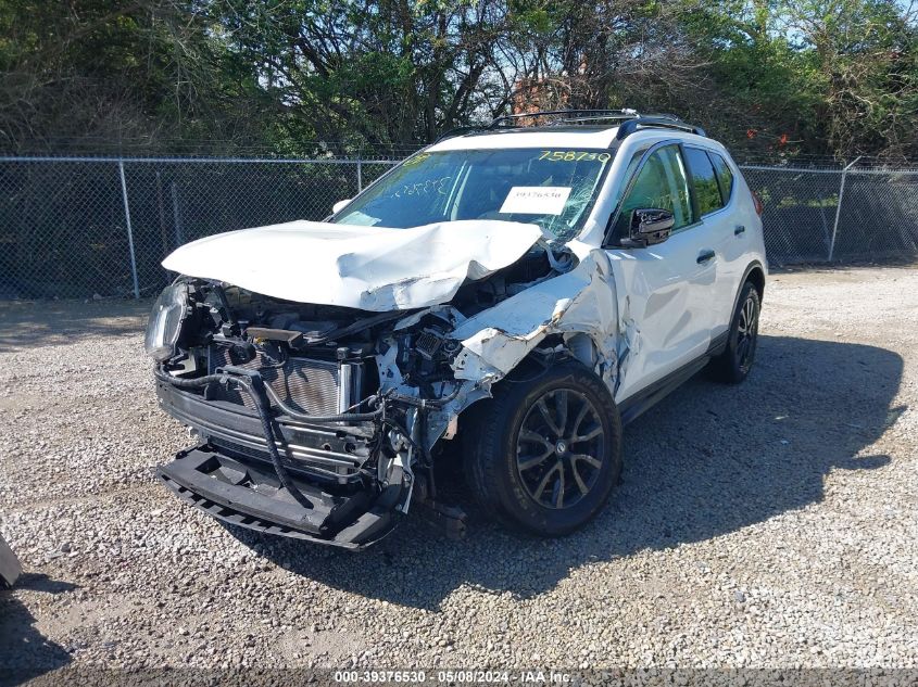 2017 Nissan Rogue Sv VIN: 5N1AT2MV7HC758730 Lot: 39376530