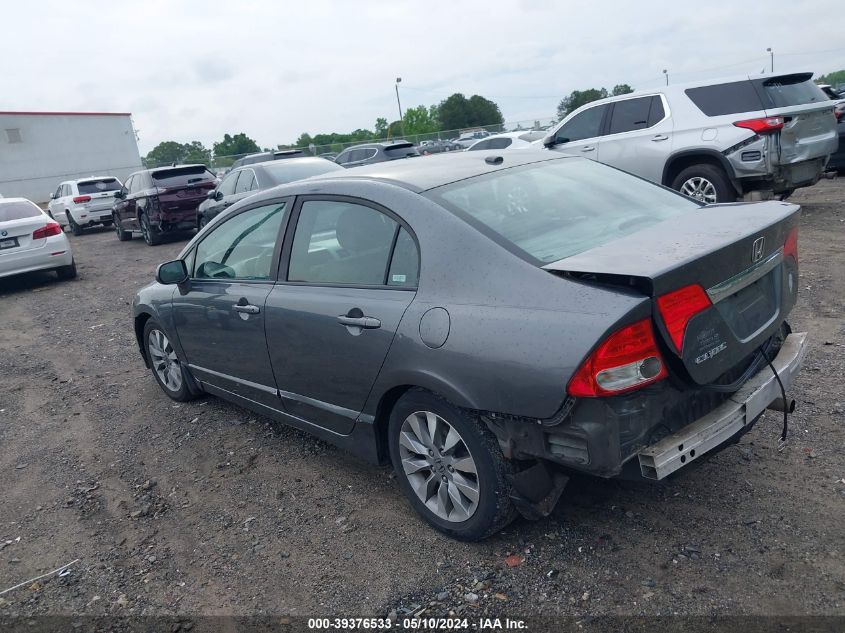 2009 Honda Civic Ex-L VIN: 19XFA16929E034965 Lot: 39376533