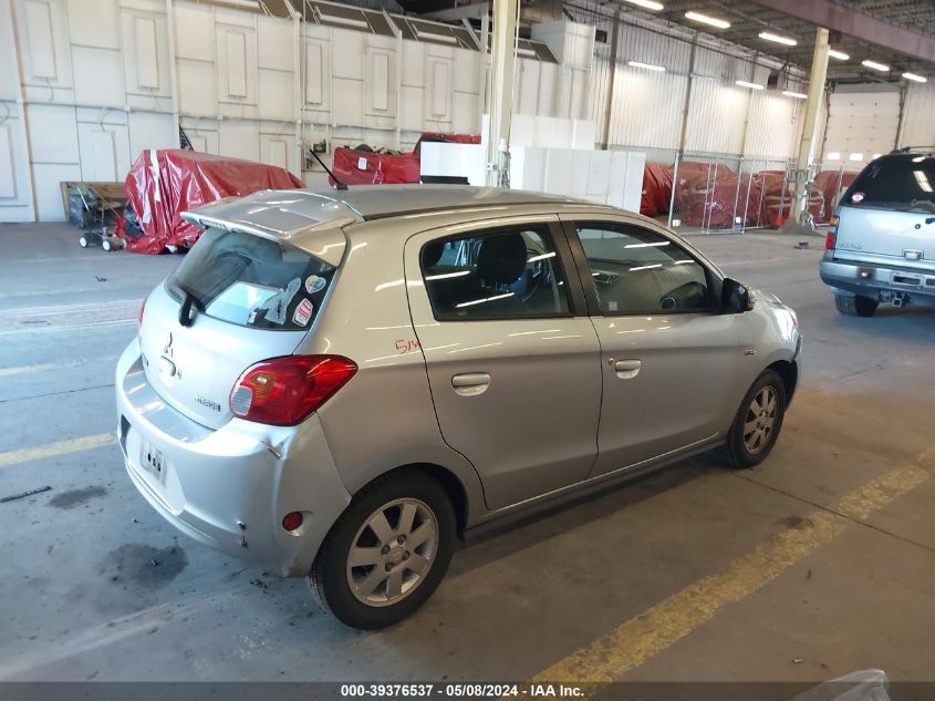 2015 Mitsubishi Mirage Es VIN: ML32A4HJ5FH032742 Lot: 39376537