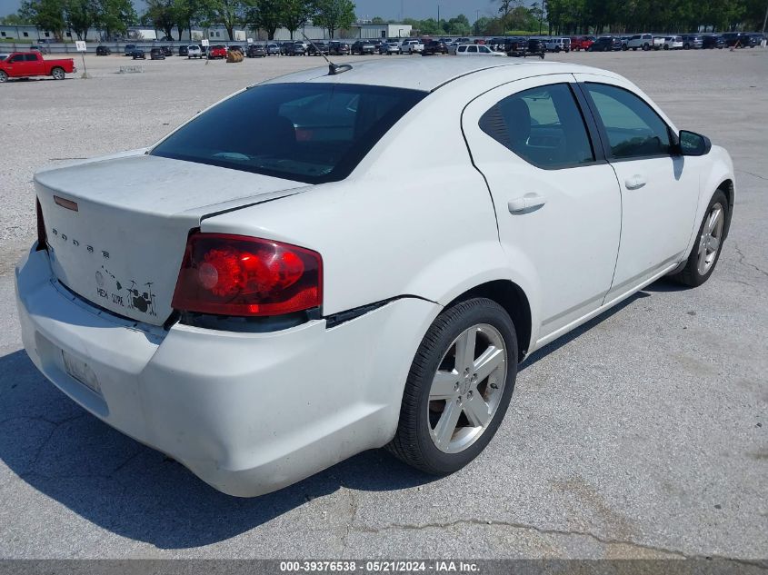 2013 Dodge Avenger Se VIN: 1C3CDZAB2DN664674 Lot: 39376538