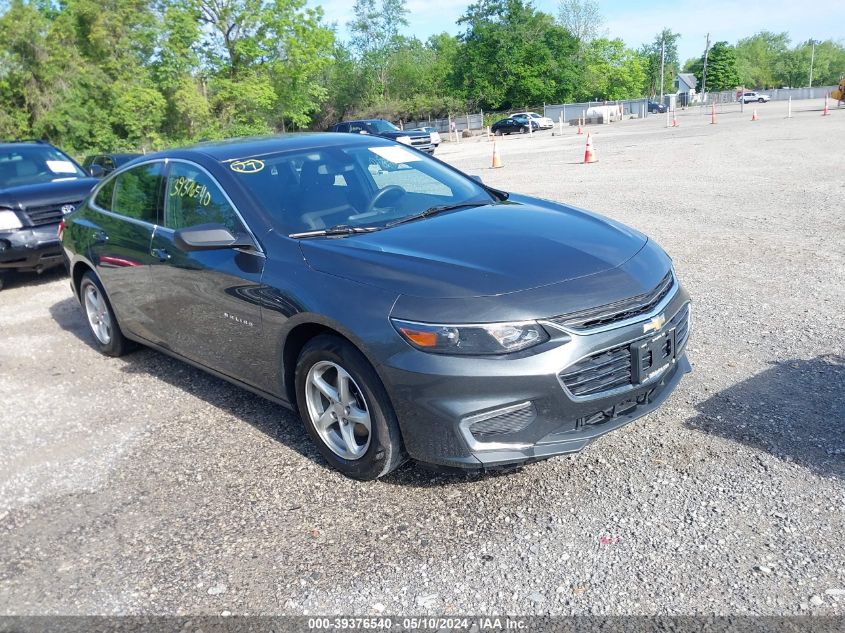 2017 Chevrolet Malibu Ls VIN: 1G1ZB5ST7HF178902 Lot: 39376540