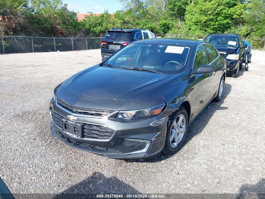 2017 Chevrolet Malibu Ls VIN: 1G1ZB5ST7HF178902 Lot: 39376540