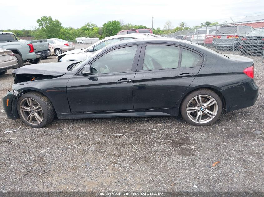 2014 BMW 335I xDrive VIN: WBA3B9G52ENR91917 Lot: 39376545