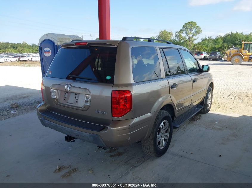 2003 Honda Pilot Ex-L VIN: 2HKYF18533H614930 Lot: 39376551