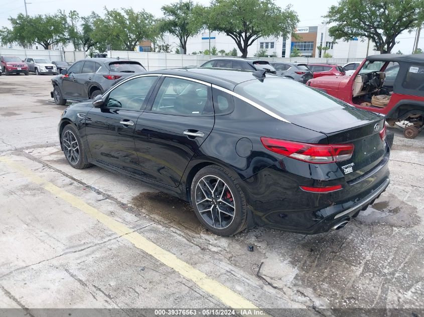 2020 Kia Optima Sx Turbo VIN: 5XXGW4L27LG378174 Lot: 39376563