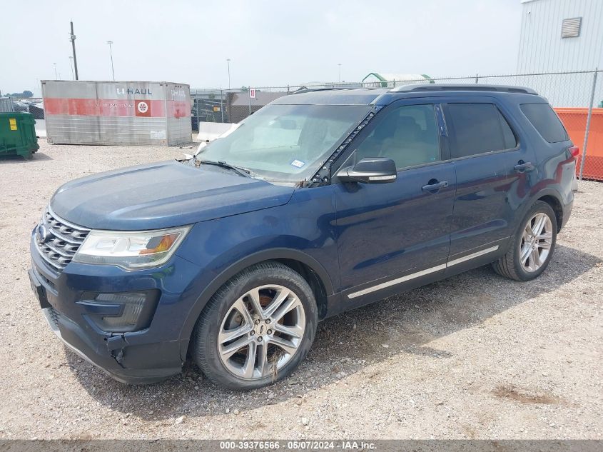 2016 Ford Explorer Xlt VIN: 1FM5K7D83GGC21761 Lot: 39376566