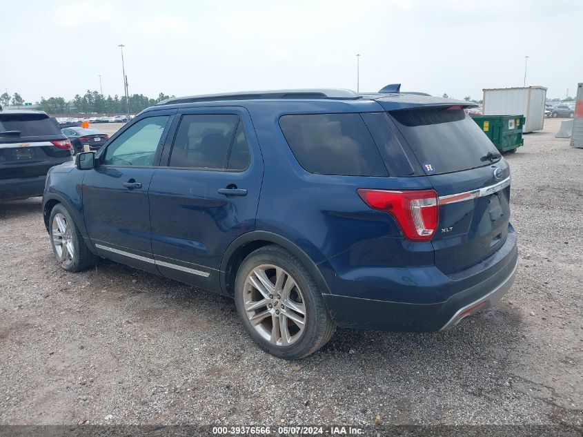 2016 Ford Explorer Xlt VIN: 1FM5K7D83GGC21761 Lot: 39376566