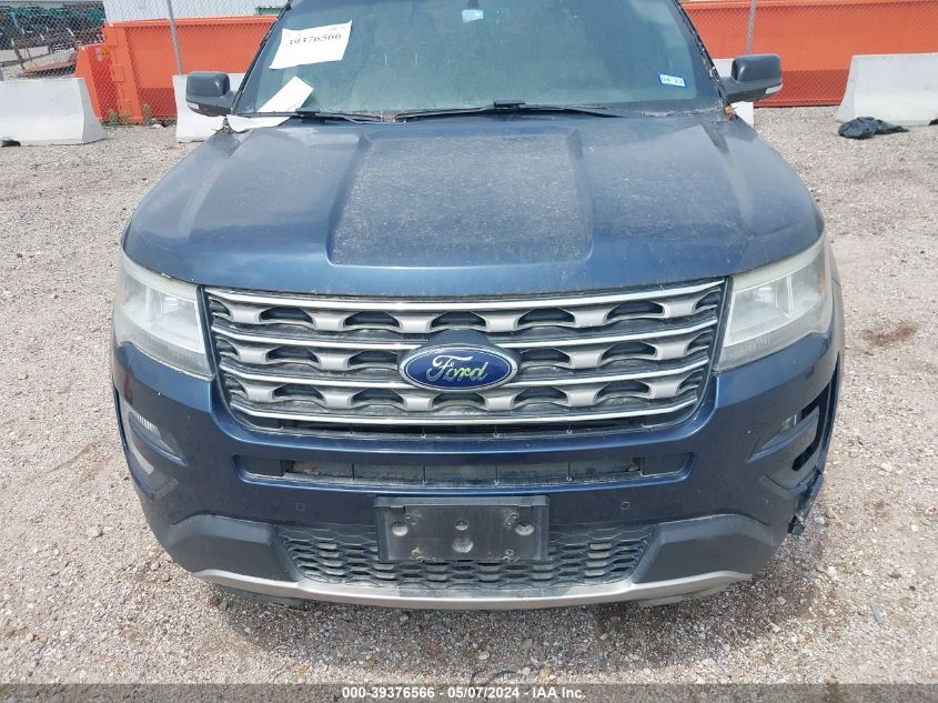 2016 Ford Explorer Xlt VIN: 1FM5K7D83GGC21761 Lot: 39376566