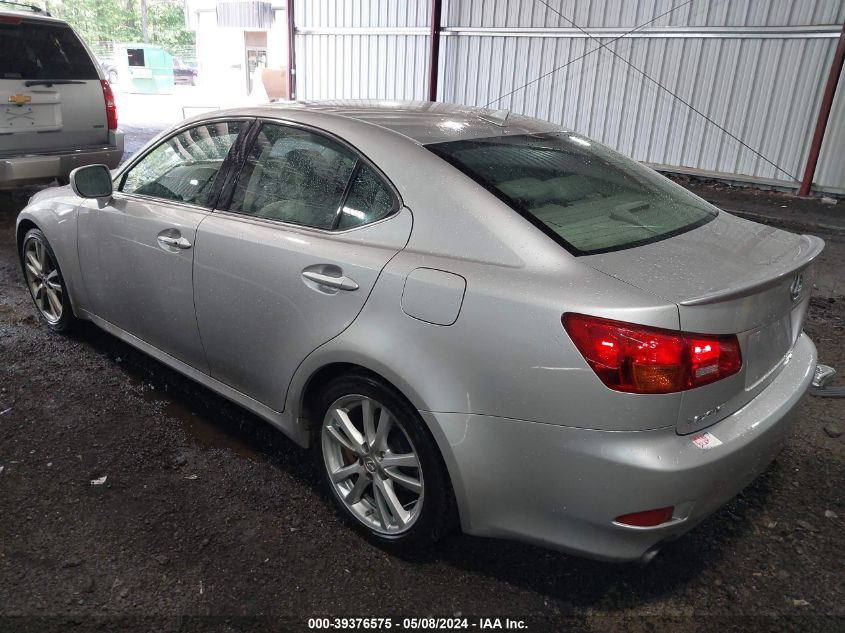 2007 Lexus Is 250 VIN: JTHBK262872055512 Lot: 39376575