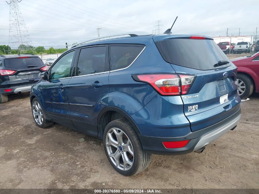 2018 Ford Escape Titanium VIN: 1FMCU9J99JUA40022 Lot: 39376580