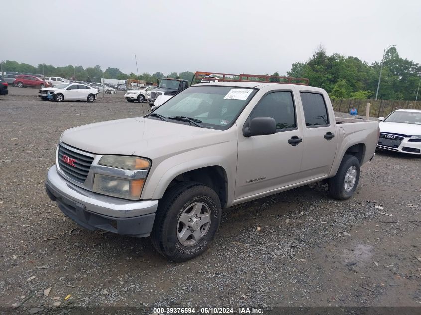 2004 GMC Canyon Sle VIN: 1GTDT136548161028 Lot: 39376594