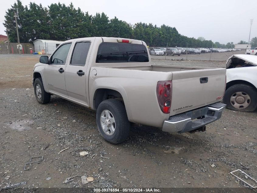 2004 GMC Canyon Sle VIN: 1GTDT136548161028 Lot: 39376594