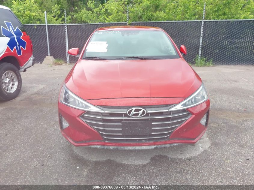 2019 HYUNDAI ELANTRA SEL - KMHD84LF1KU792152