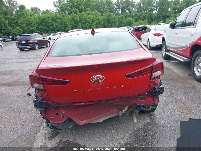 2019 HYUNDAI ELANTRA SEL - KMHD84LF1KU792152