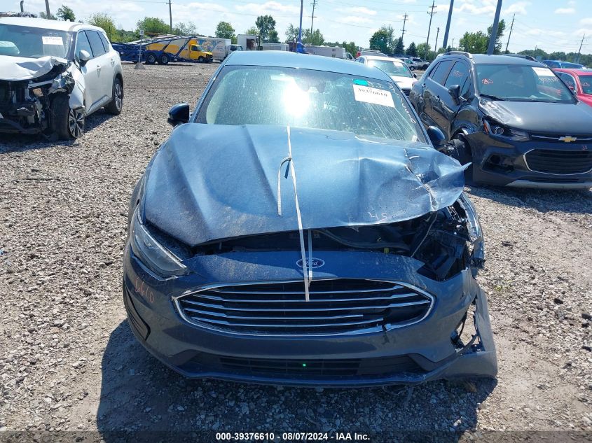 2019 Ford Fusion Hybrid Se VIN: 3FA6P0LUXKR167513 Lot: 39376610