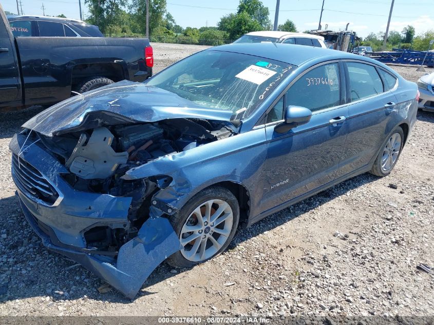 3FA6P0LUXKR167513 2019 FORD FUSION - Image 2