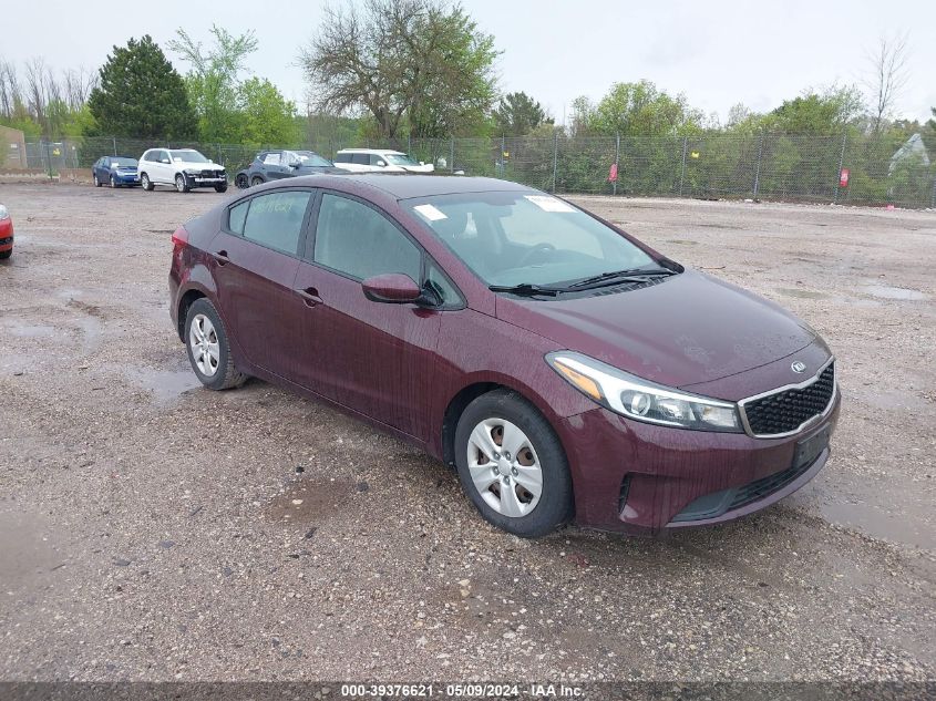 2017 Kia Forte Lx VIN: 3KPFL4A73HE037048 Lot: 39376621