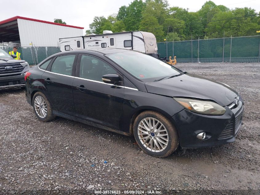 2014 Ford Focus Titanium VIN: 1FADP3J23EL361491 Lot: 39376623