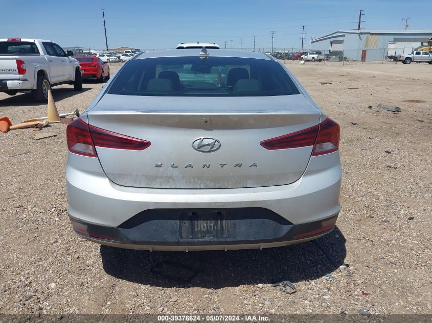 2019 Hyundai Elantra Sel VIN: KMHD84LF3KU866526 Lot: 39376624