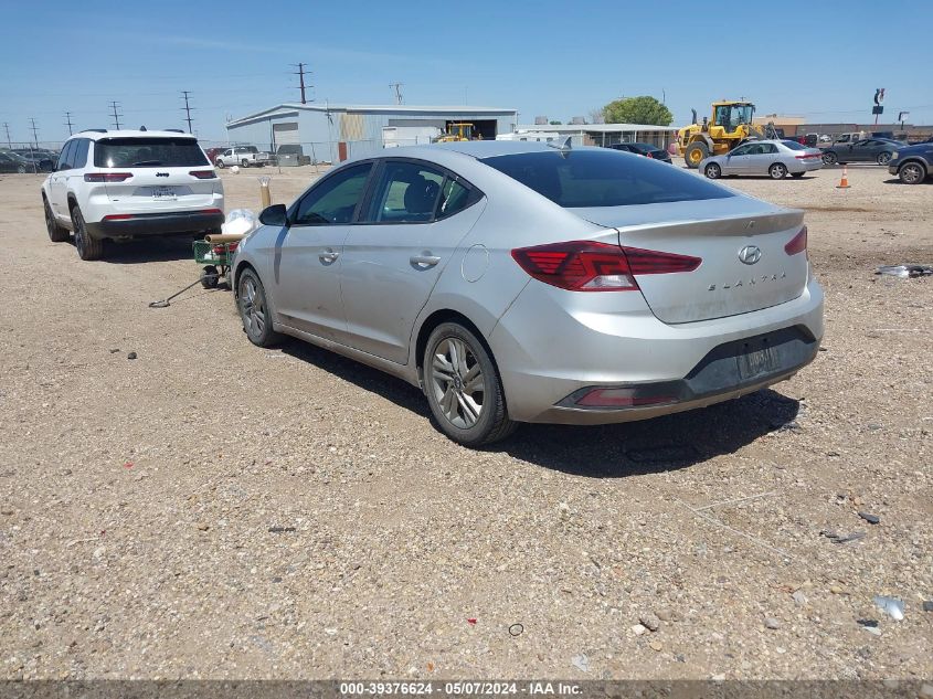 2019 Hyundai Elantra Sel VIN: KMHD84LF3KU866526 Lot: 39376624