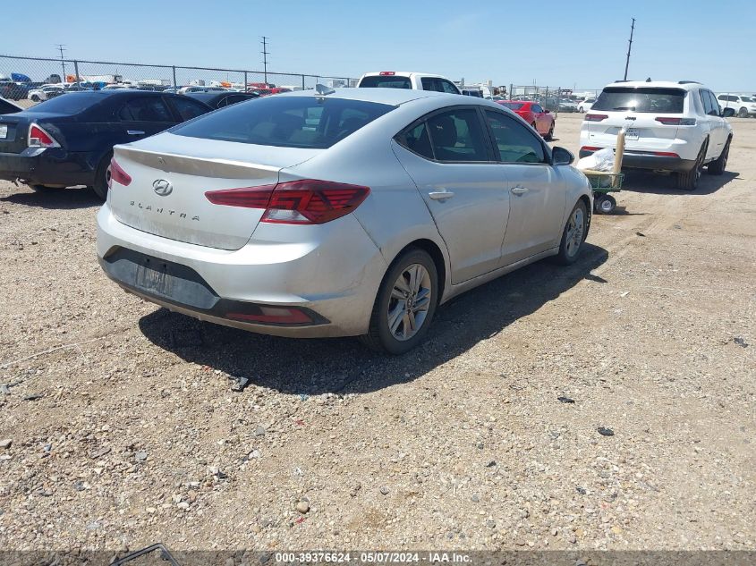 2019 Hyundai Elantra Sel VIN: KMHD84LF3KU866526 Lot: 39376624