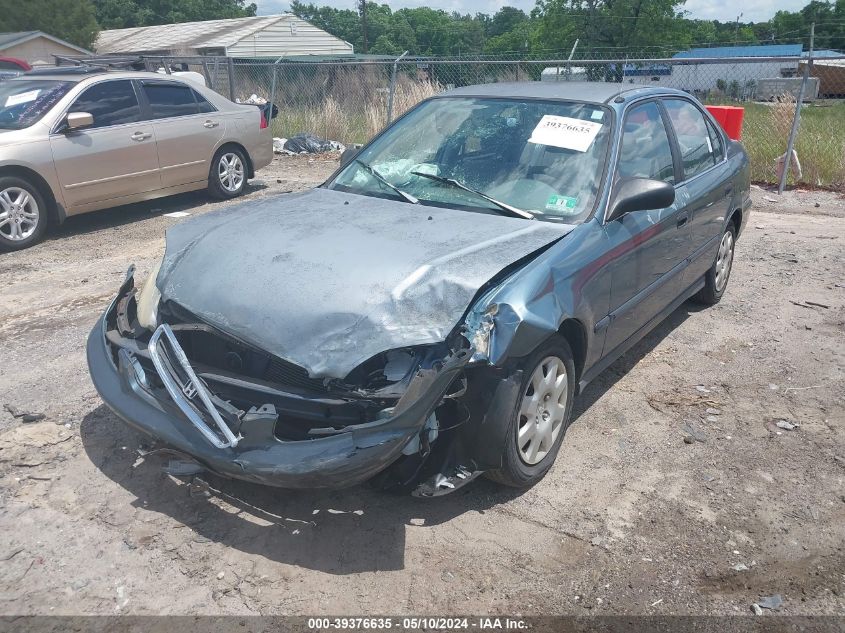 1998 Honda Civic Lx VIN: 2HGEJ6670WH580544 Lot: 39376635