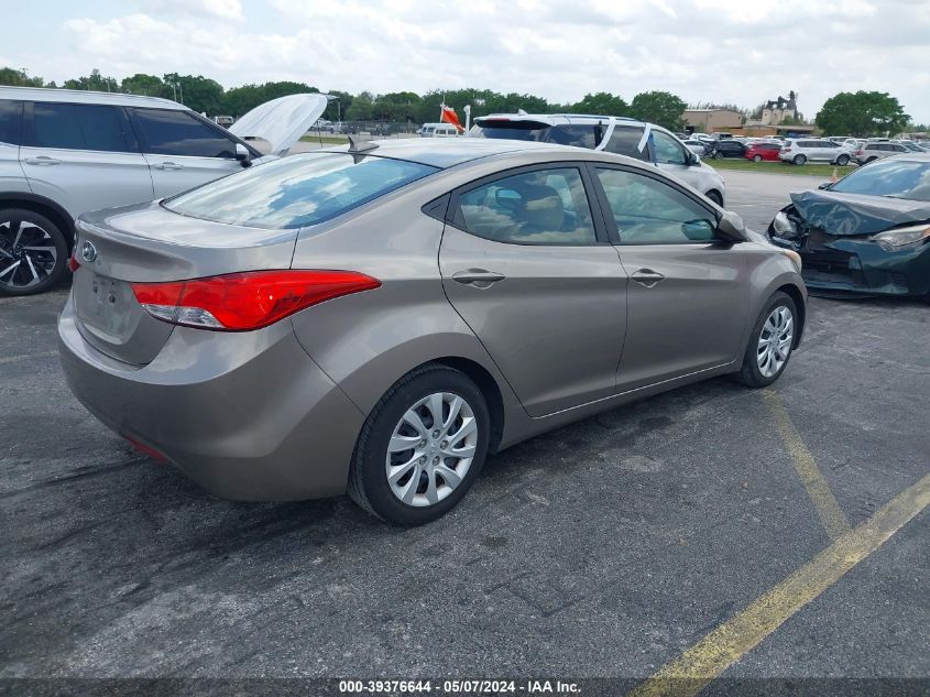 2012 Hyundai Elantra Gls VIN: 5NPDH4AE9CH140325 Lot: 39376644