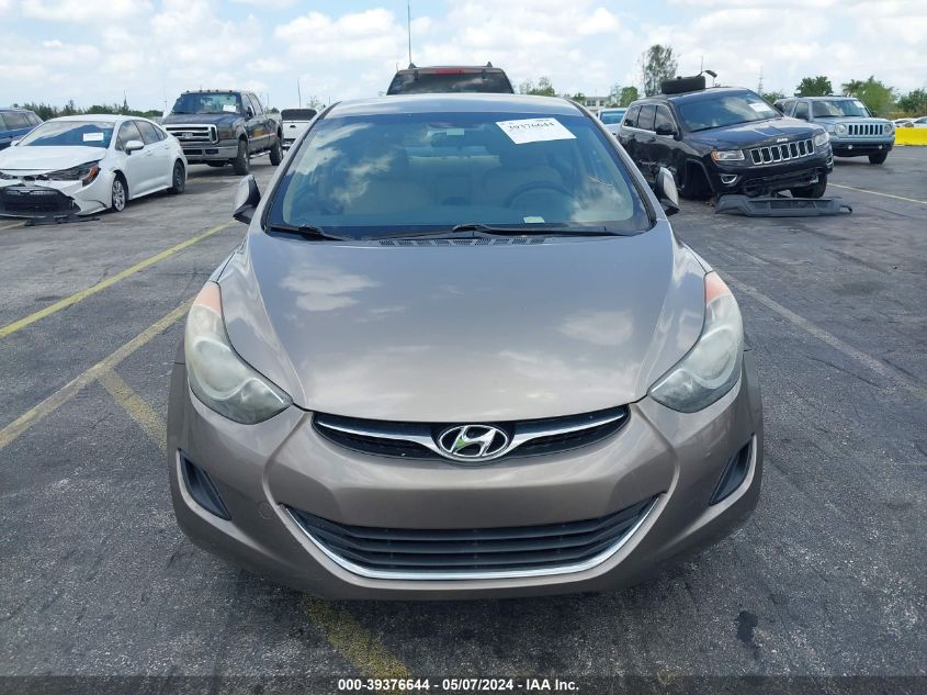 2012 Hyundai Elantra Gls VIN: 5NPDH4AE9CH140325 Lot: 39376644