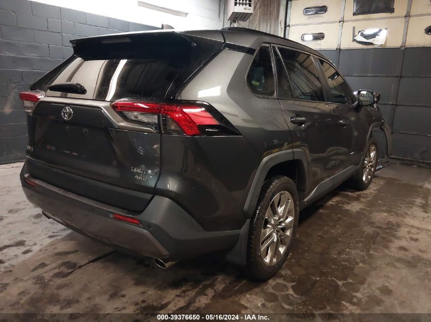 2020 Toyota Rav4 Limited VIN: JTMN1RFV9LJ039310 Lot: 39376650