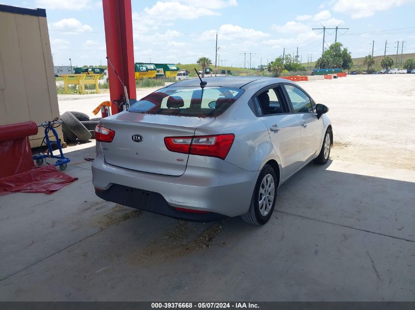 2016 Kia Rio Lx VIN: KNADM4A30G6634127 Lot: 39376668