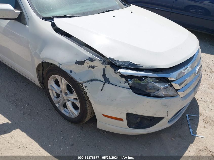 2012 Ford Fusion Se VIN: 3FAHP0HA6CR107835 Lot: 39376677