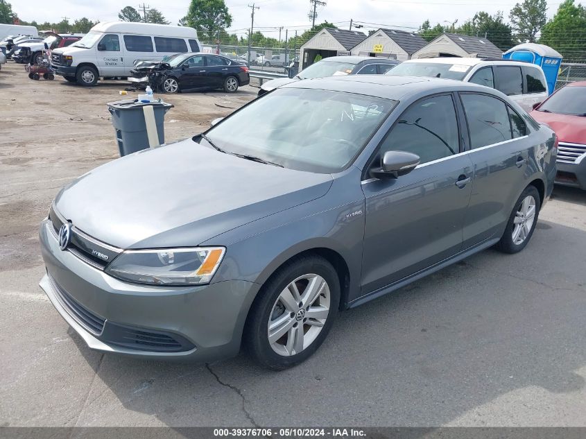 2013 Volkswagen Jetta Hybrid Sel VIN: 3VW637AJ5DM224804 Lot: 39376706