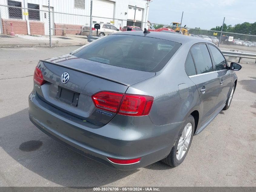 2013 Volkswagen Jetta Hybrid Sel VIN: 3VW637AJ5DM224804 Lot: 39376706