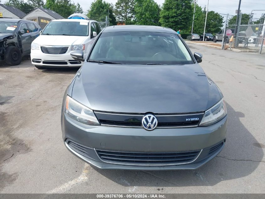 2013 Volkswagen Jetta Hybrid Sel VIN: 3VW637AJ5DM224804 Lot: 39376706